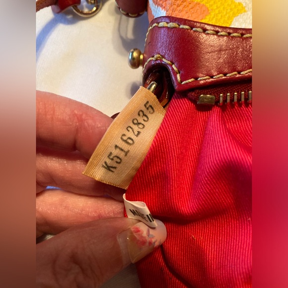 Dooney & Bourke Retired Paint Splatter Satchel Purse EUC - Picture 10 of 12